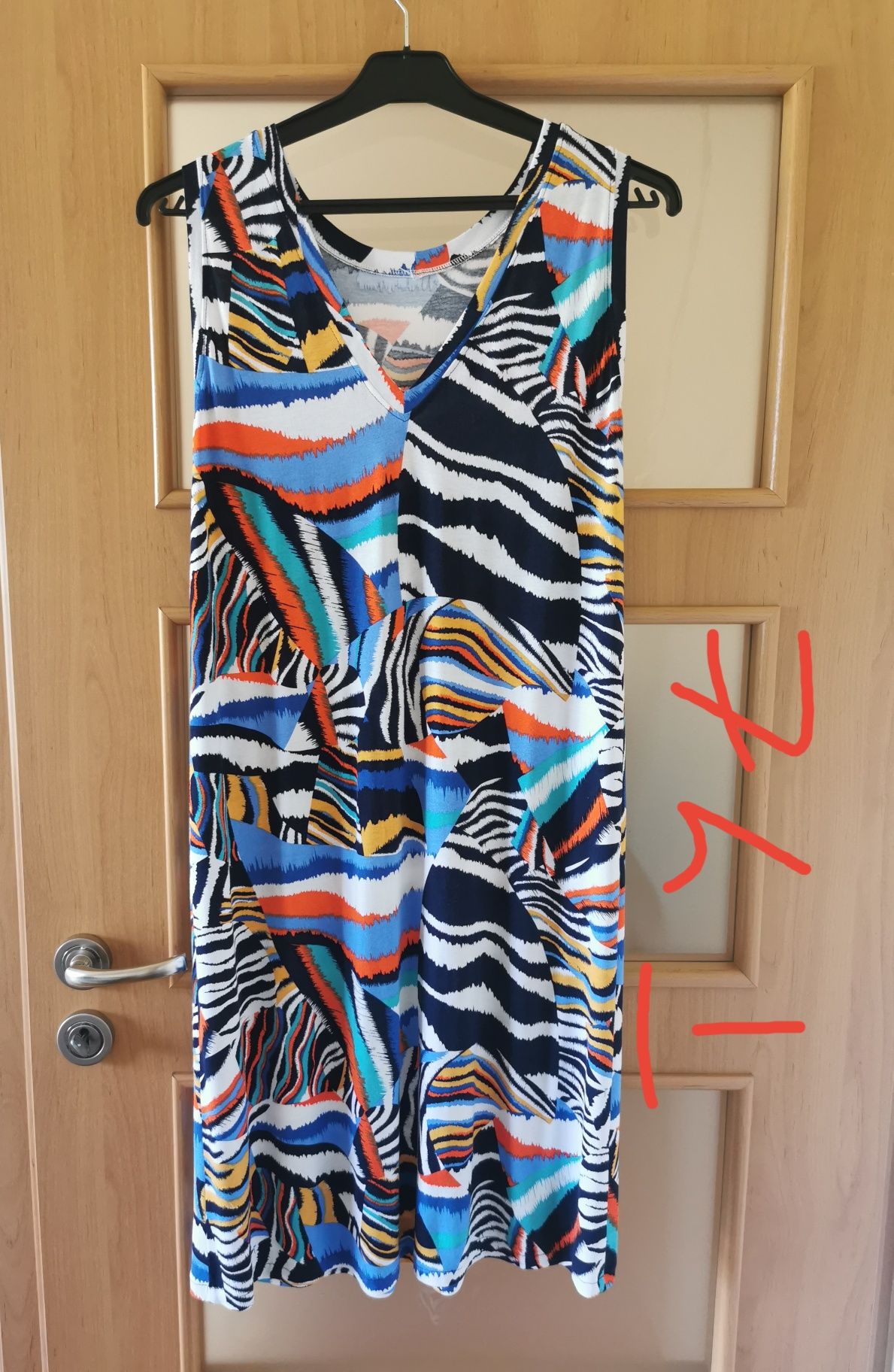 Kolorowa sukienka damska 36/38