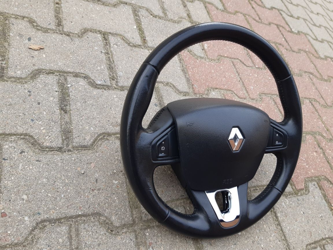 Kierownica Renault Megane  IV 4 Skóra Chrom z z Airbag Ładna