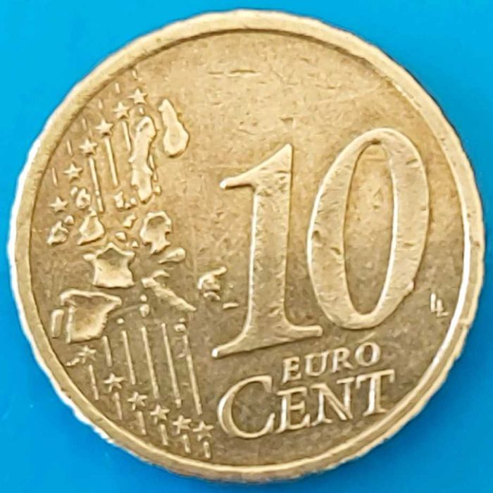 10 Cêntimos de 1999 da Finlândia