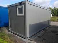 Kontener sanitarny toaletowy 20' , niemiecki, wymiary: 6,06 m x 2,45 m