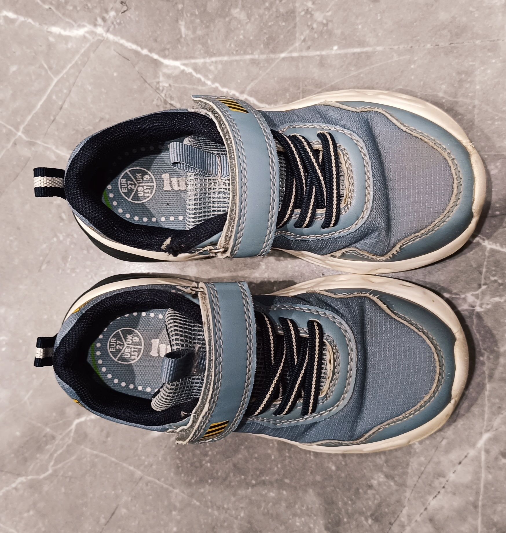 Lupilu sneakersy 27 dla chłopca koparka jasnoniebieskie buty adidasy