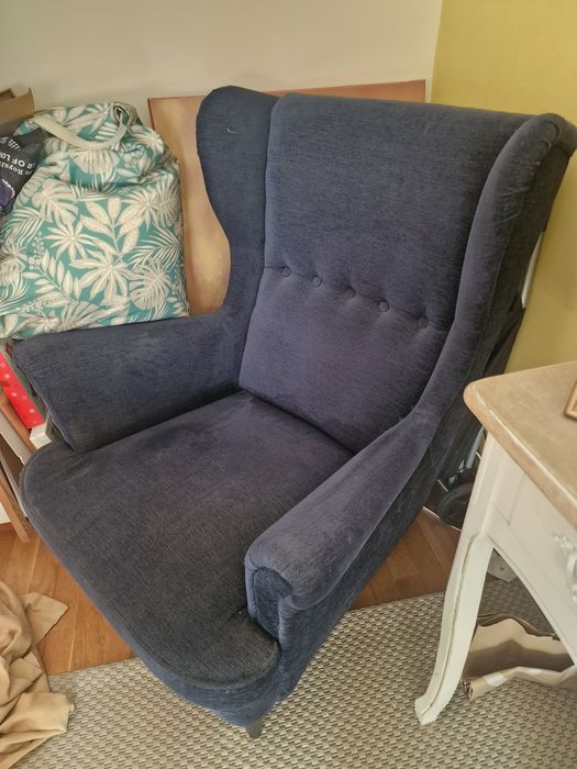 Poltrona / Cadeirão Ikea azul escuro