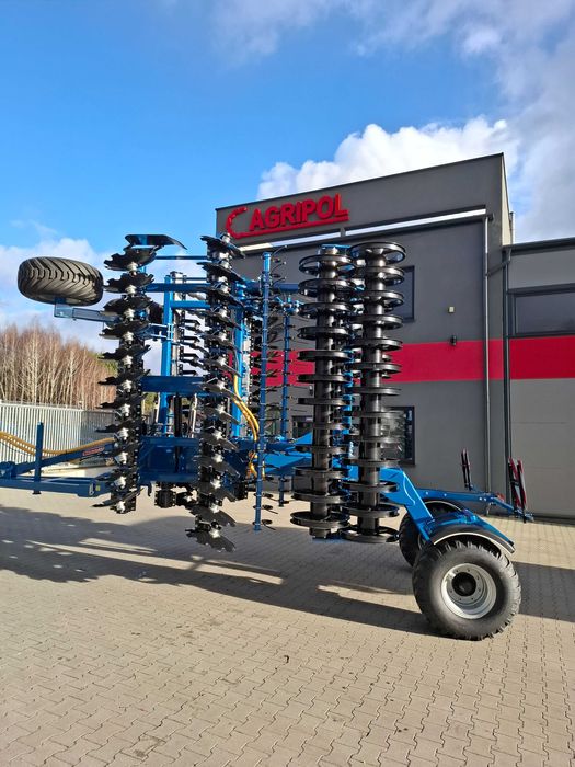 Brona talerzowa agregat uprawowy talerzówka półzawieszany 6 m Agripol