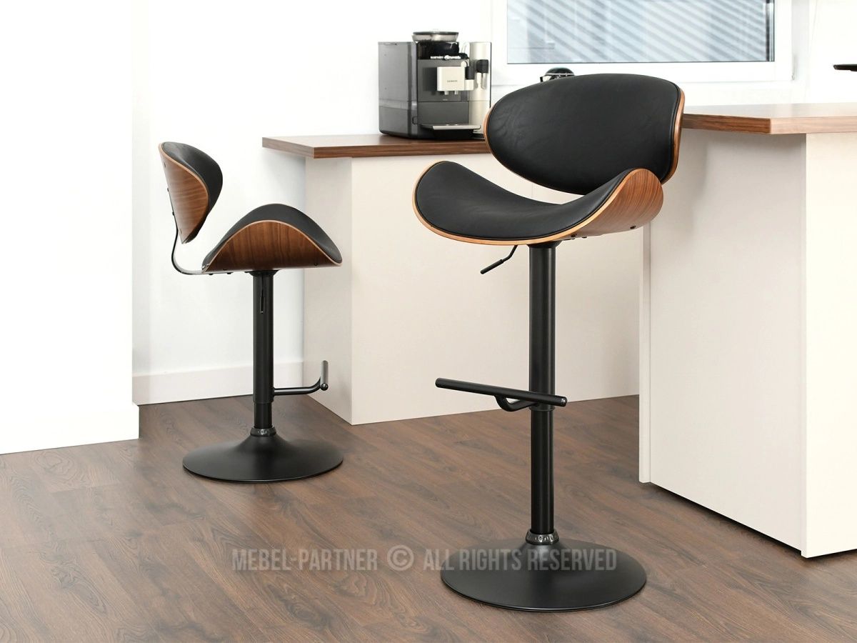 Drewniany loftowy hoker kuchenny Meble Partner NR 42 ORZECH