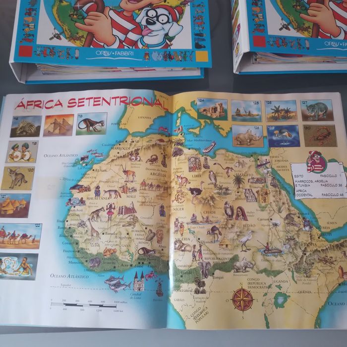 Caderneta completa + 37 fascículos - O Mundo de Wally