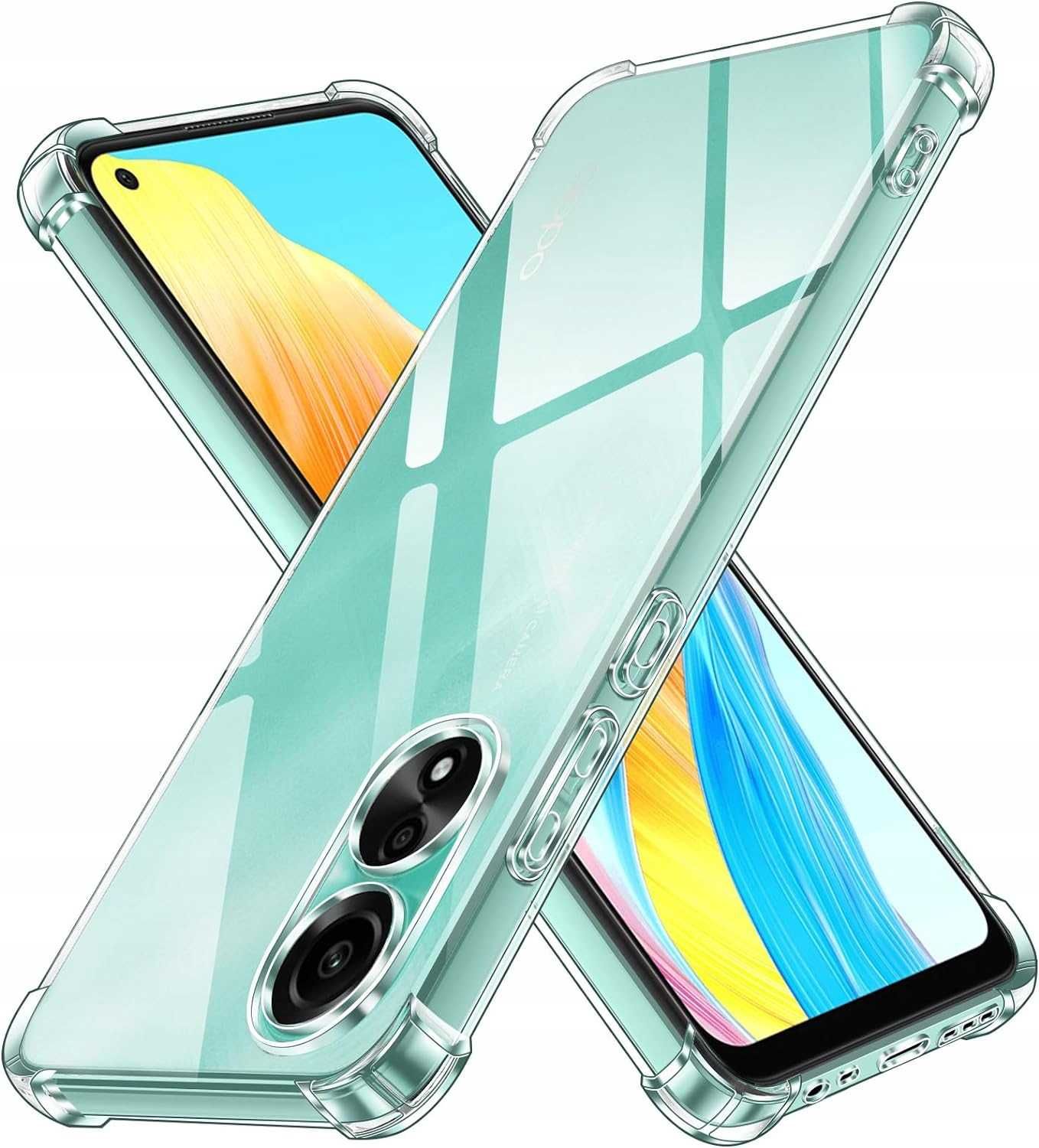 Etui Anti-Shock do Oppo A58 4G / A78 4G + Szkło Hartowane