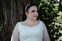 Suknia Ślubna Kamil Hala Glamour Błyszcząca Cekiny Plus Size 48