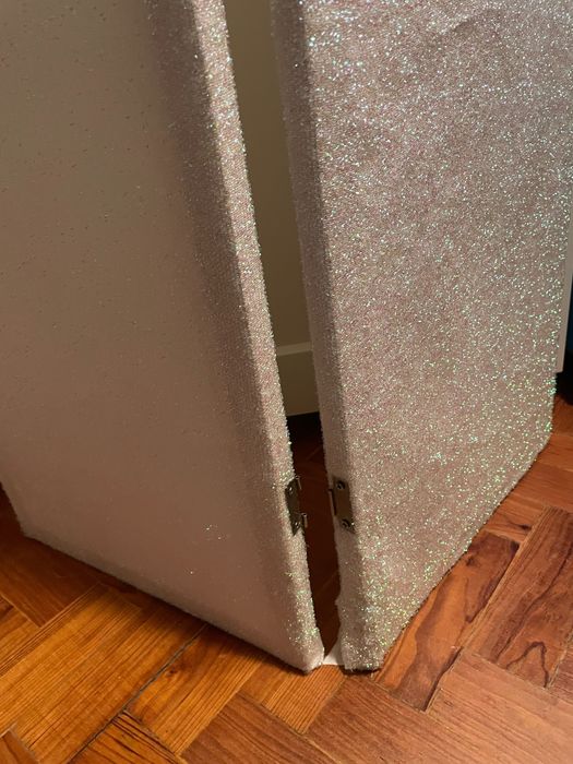 Biombo em lurex claro