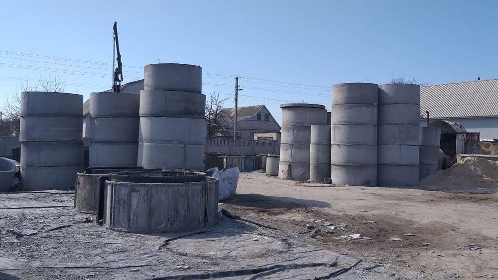 Кольца жб. Доставка, монтаж. Cептик из бетонных колец под ключ