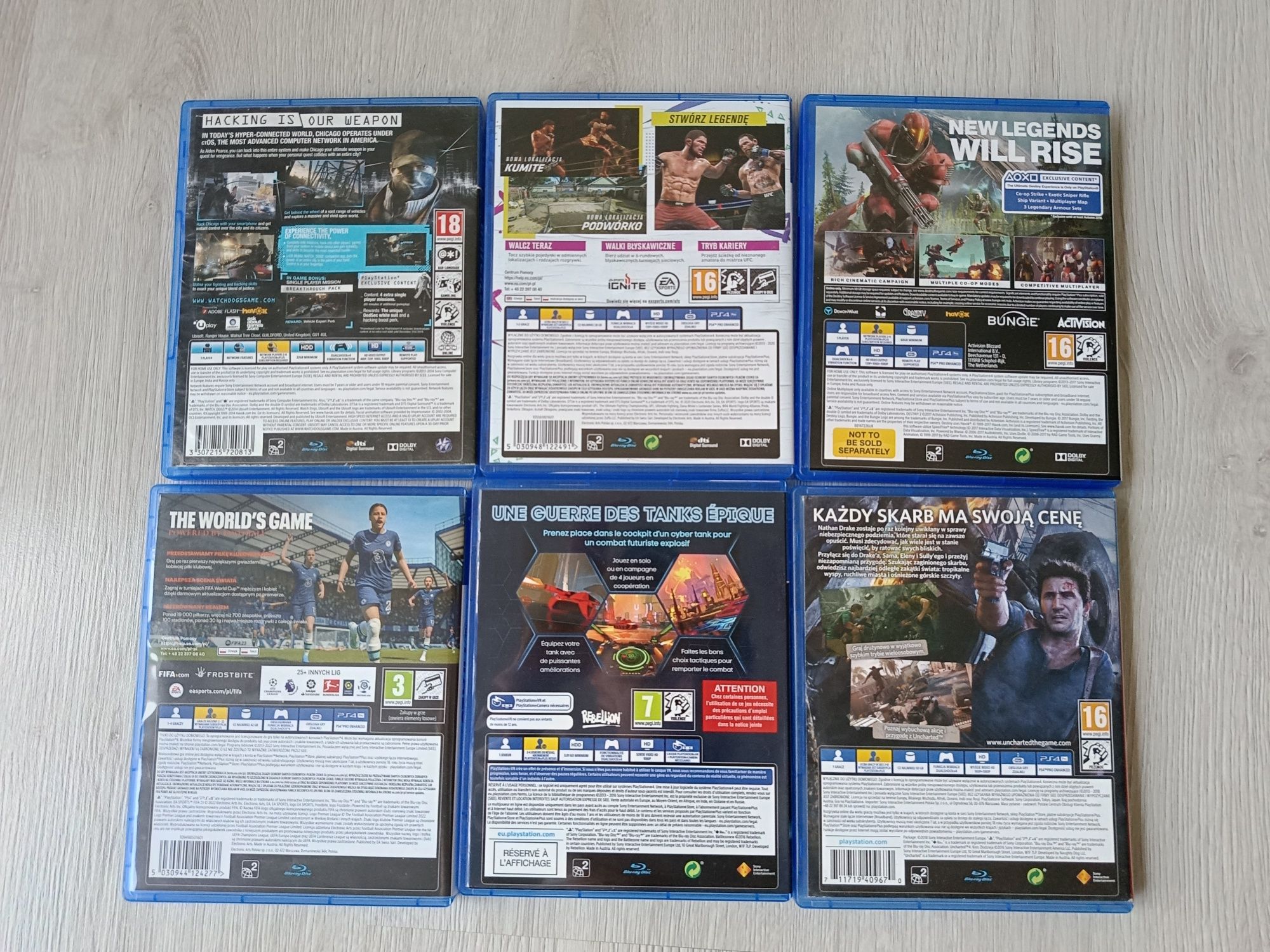 PS 4 zestaw gier