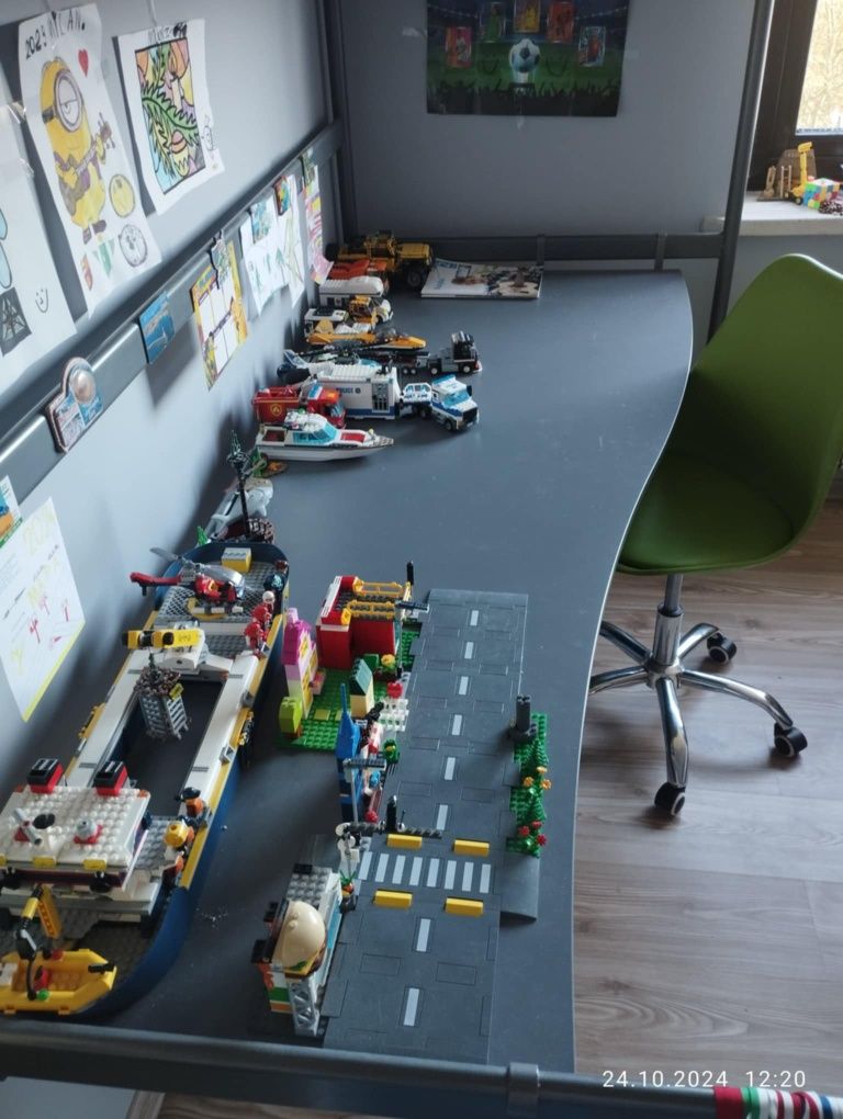 Łóżko piętrowe z biurkiem IKEA