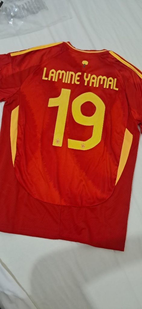 Camisola da Espanha do Lamine Yamal