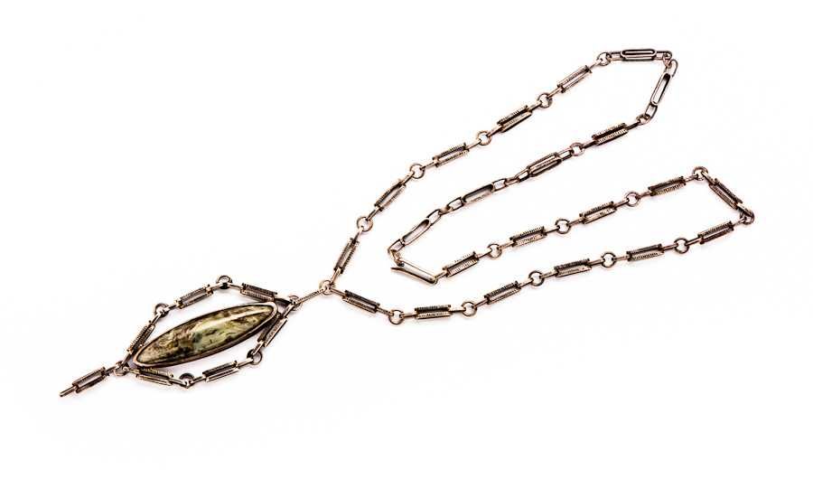 Warszawski Srebrny Naszyjnik - 33,70g - VINTAGE - PRL - ORNO - Kraków