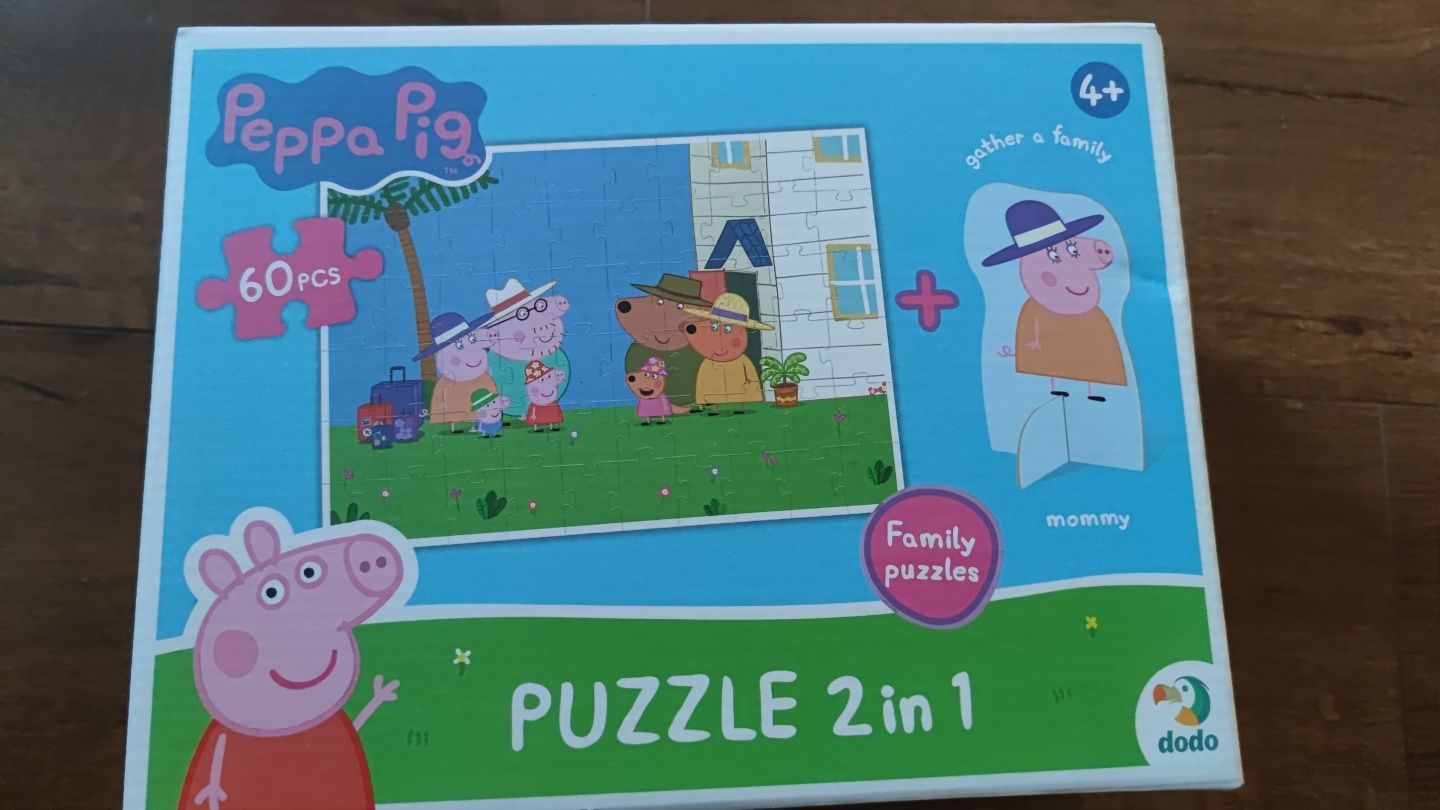 Dodo puzzle Peppa pig Пазли дитячі 4+ 60елементів