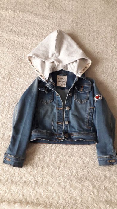 Kurtka  jeansowa dla dziewczynki  roz 116