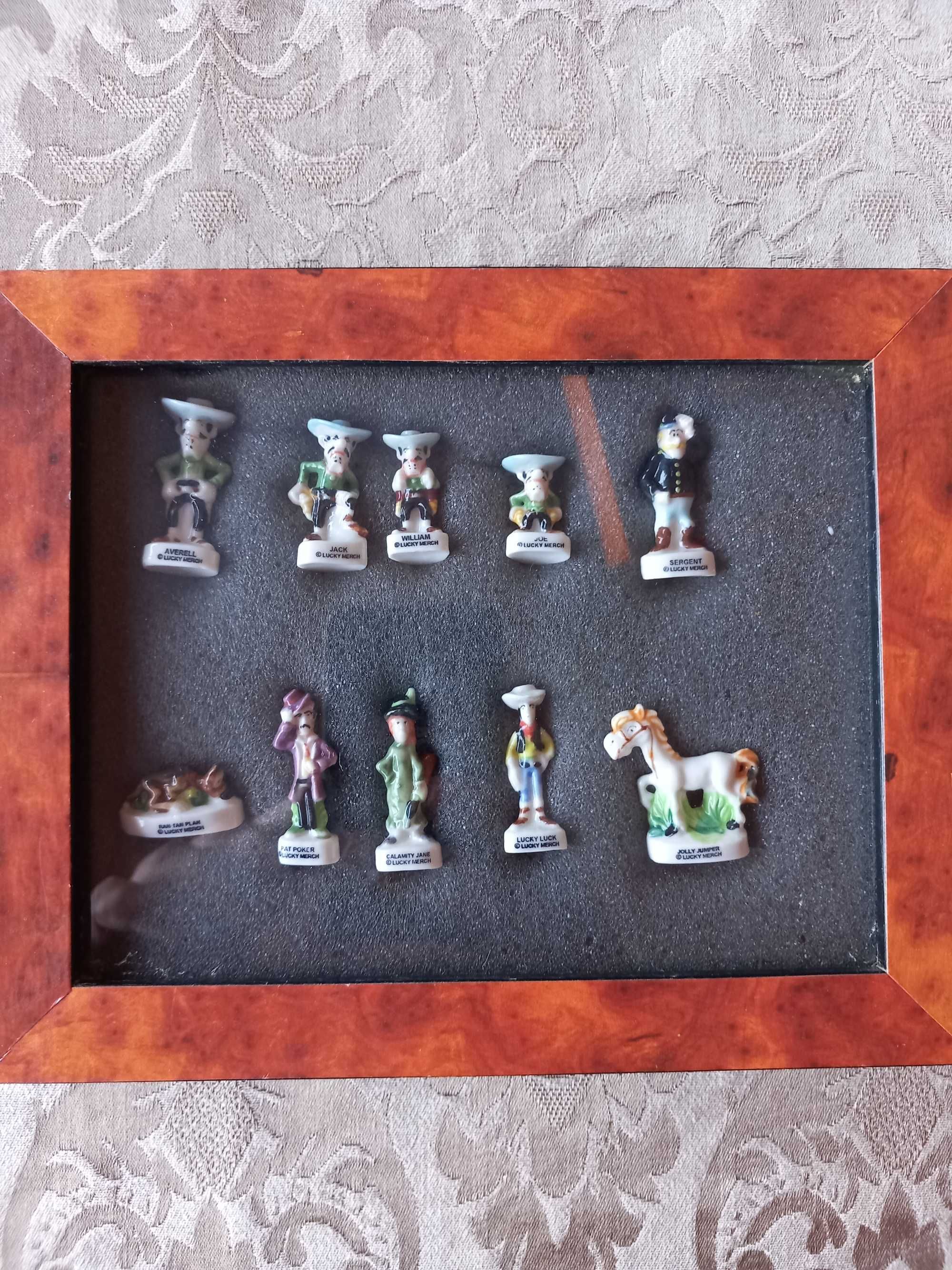 Coleção completa de 10 figuras Lucky Luke