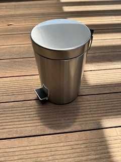 Caixote de lixo , inox, 3 l