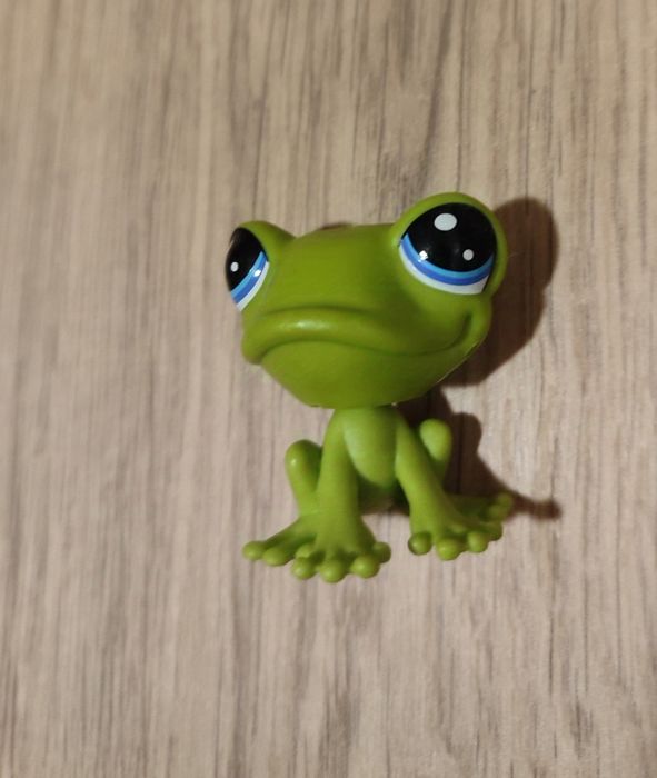 Littlest Pet Shop LPS Hasbro Spragnione Zwierzaki żaba unikat