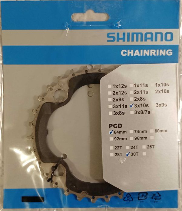 Tarcza zębatka mechanizmu korbowego 30T Shimano FC-M6000