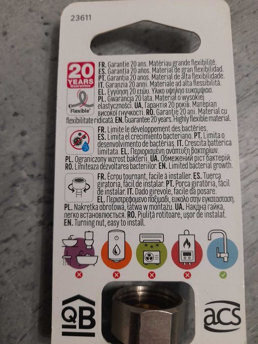 Wężyk elastyczny M10 50 cm EQUATION