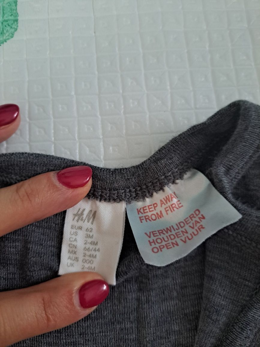Kombinezon z wełny rozm. 62 H&M Premium Selection
