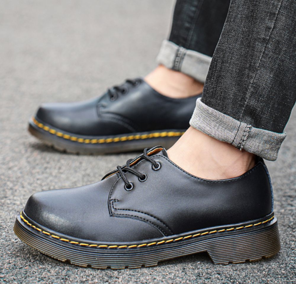 Półbuty glany klasyczne ala martensy eleganckie buty unisex