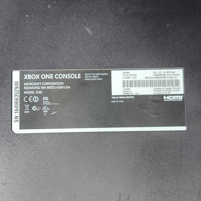 Игровая консоль XBOX ONE CONSOLE 500 ГБ