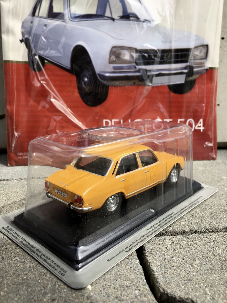 Kolekcjonerski PEUGEOT 504-auta PRL,model,autka,kolekcja,zabytek