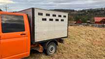 VW Transporter T5 paka, skrzynia ładunkowa, kontener, zabudowa