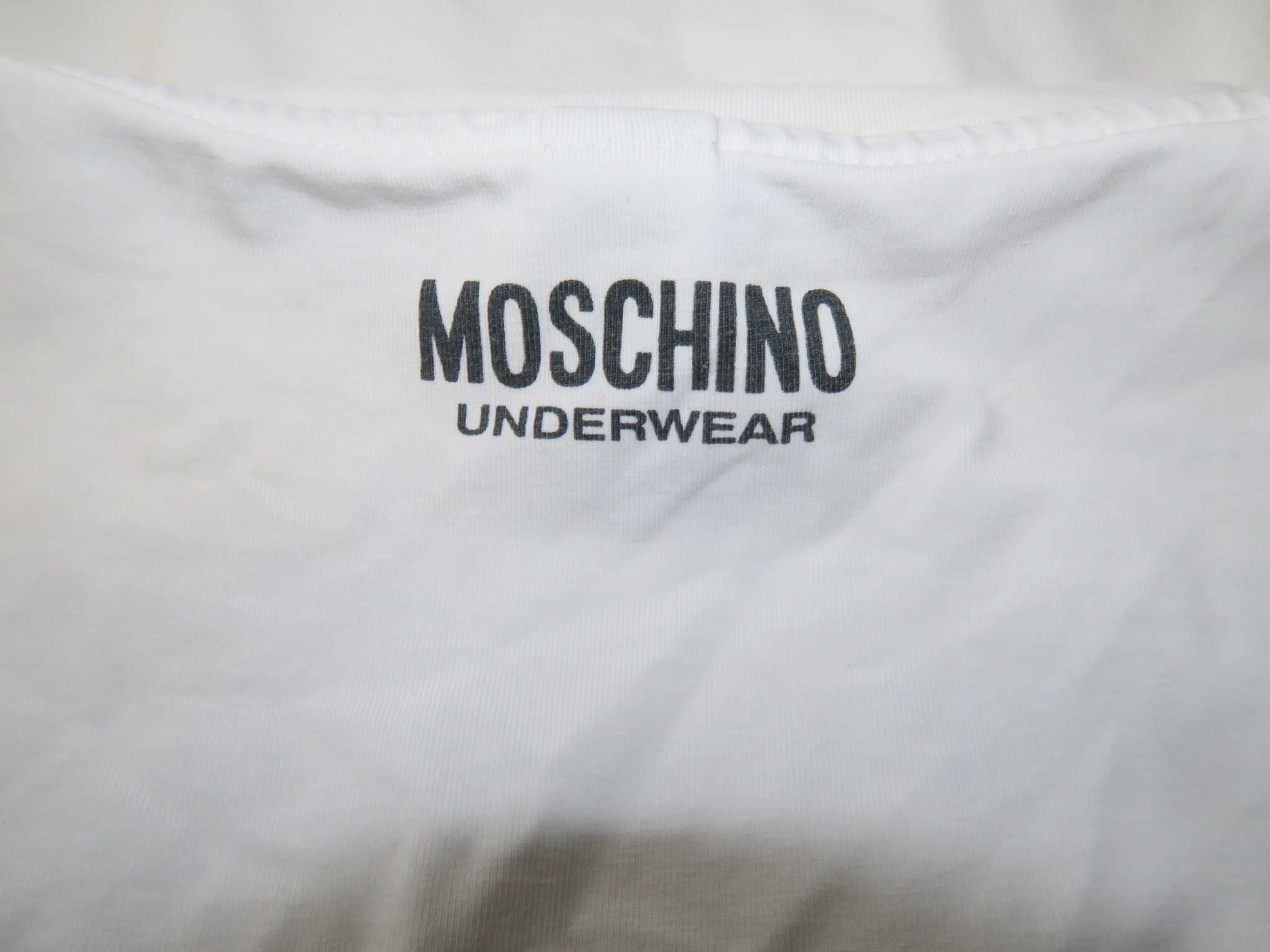 Moschino koszulka t-shirt z pagonami L