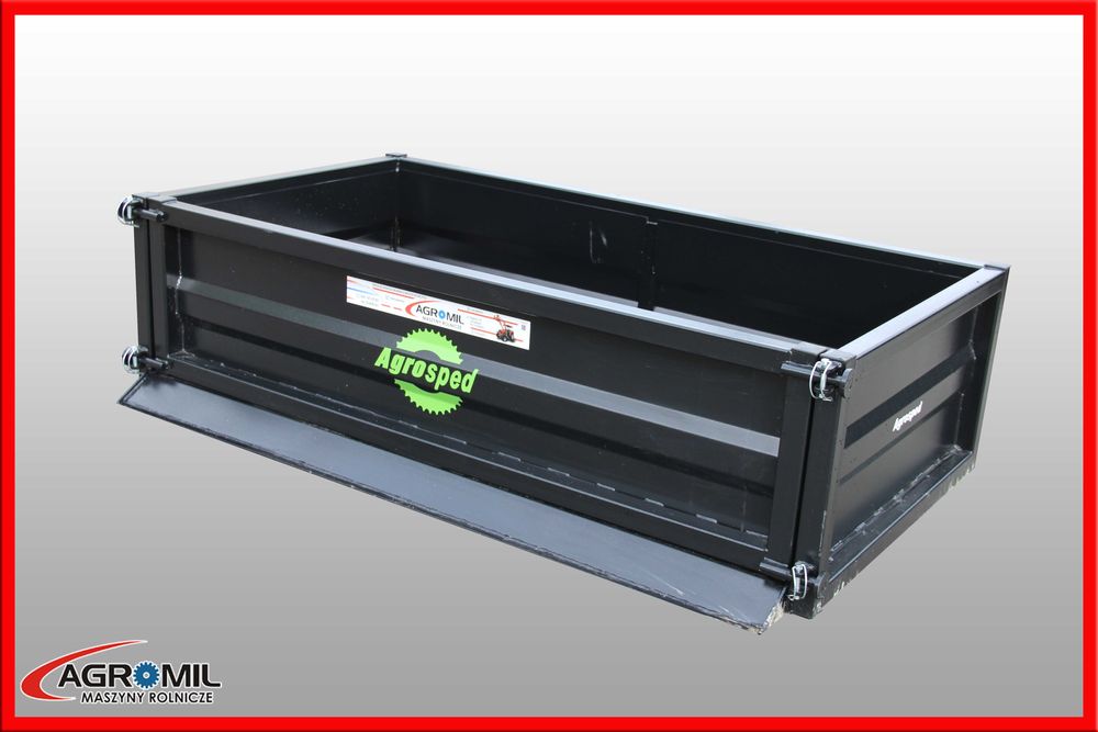Skrzynia transportowa do ciągnika na TUZ masywna lemiesz 1,35 - 2,10m