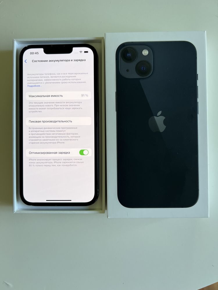 iPhone 13 black 128айфон 13 черный 128