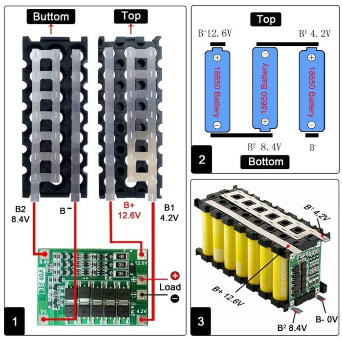 Корпус аккумулятора 12V для ДБЖ UPS ИБП 12.6V (12.6 12) размер 12V7AH)