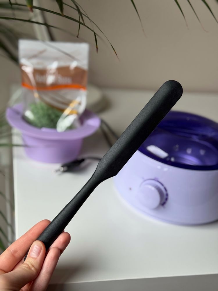 Zestaw do depilacji: wosk 50 g + podgrzewacz + patyczek + foremka