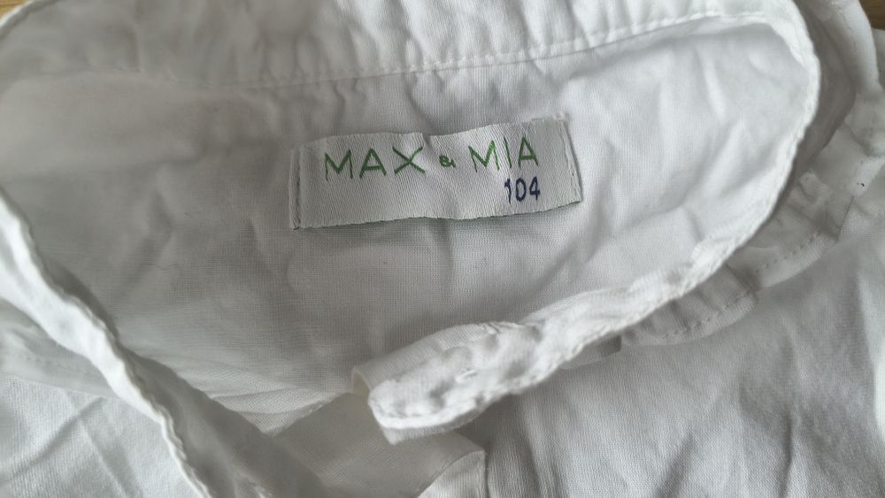 Biała bawełniana koszula rozmiar 104