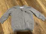 Cocodrillo sweterek rozpinany szary 92