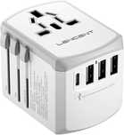 Adapter podróżny przejściówka Lencent PA007 międzynarodowa ładowarka