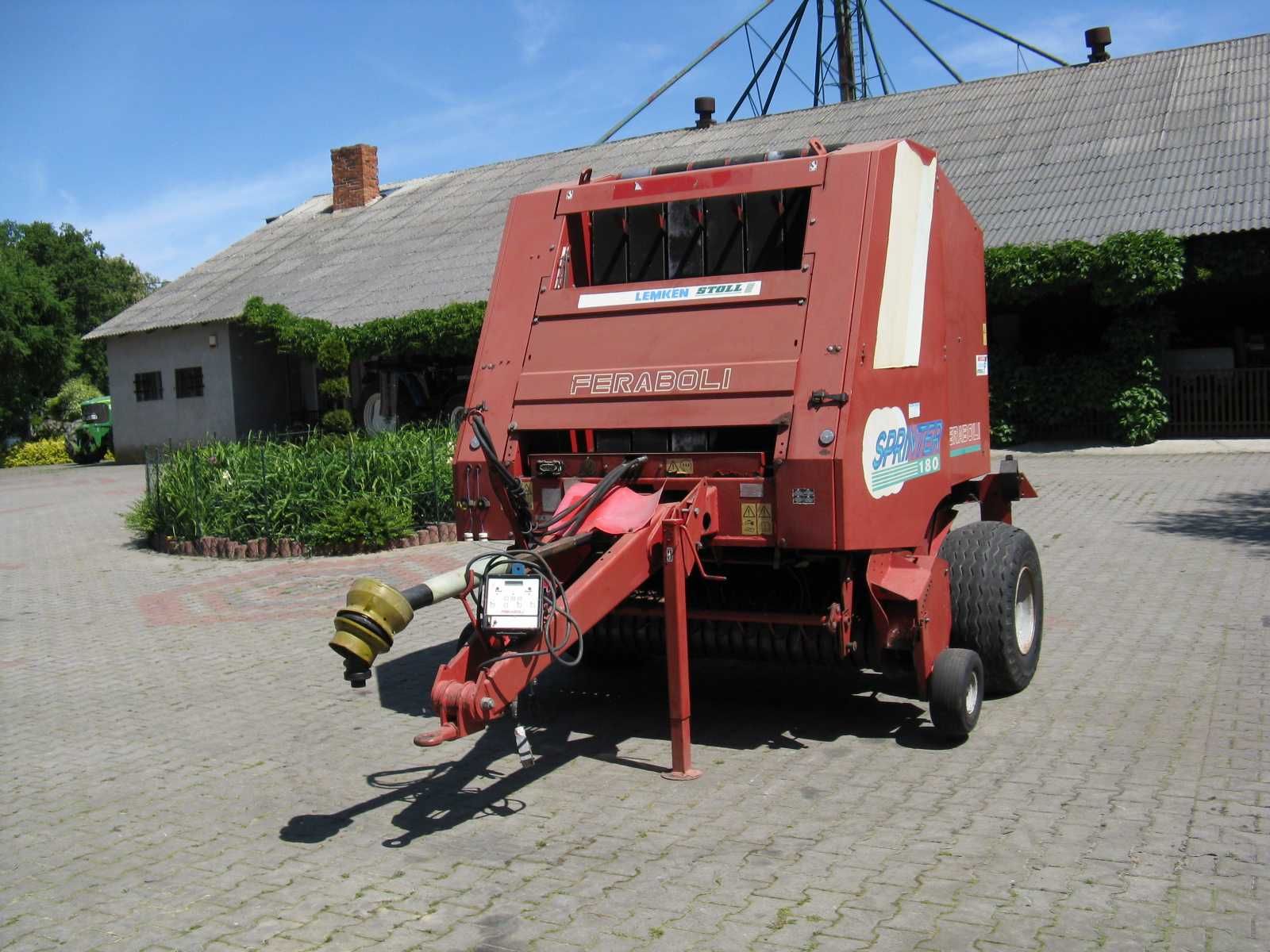 Prasa Feraboli Sprinter 180 zwijająca rolująca belująca New Holland