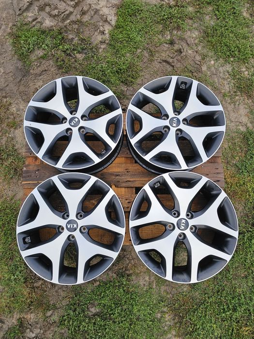 4x Oryginalne alufelgi Kia 5x114,3 19" Sorento Sportage i inne marki
