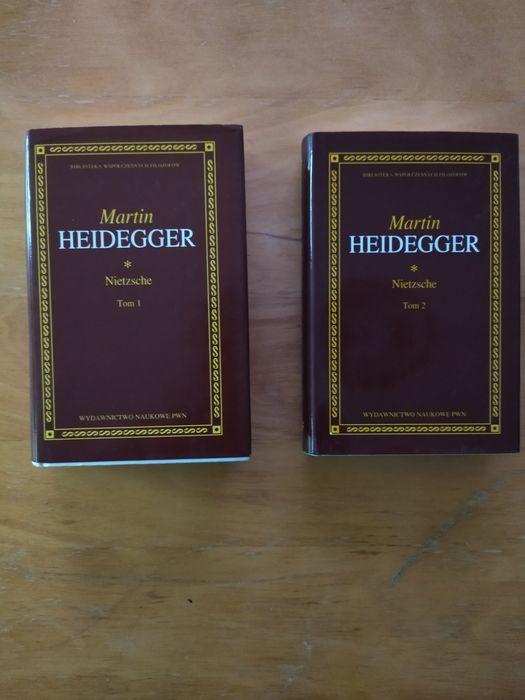 "Nietzsche" tom 1 i 2 aktorstwa M. Heideggera