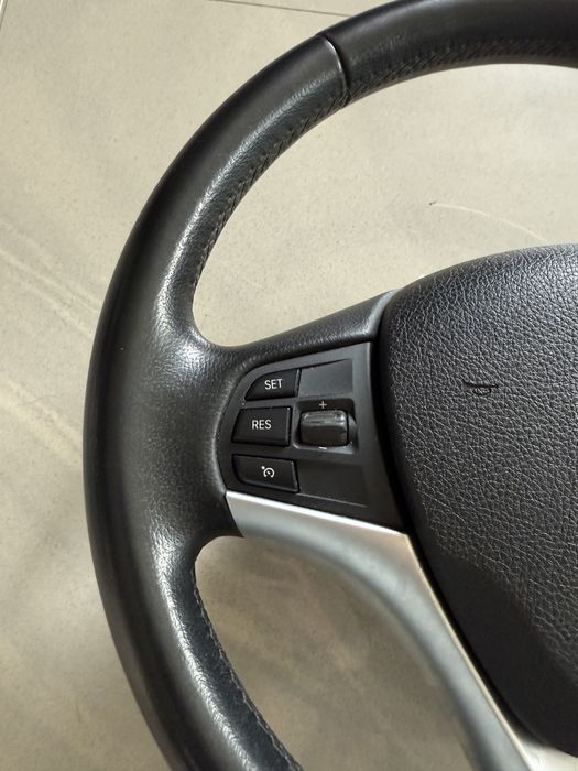 Kierownica multifunkcyjna bmw f30/f31 czarna skorzana skórzana komplet