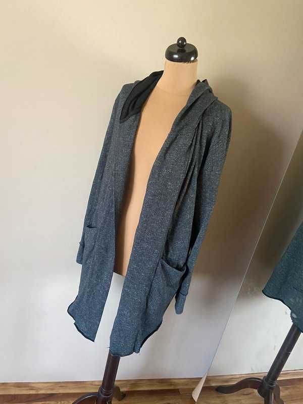 54 52 xxxl +size narzutka reserved oversize dres szary kurtka