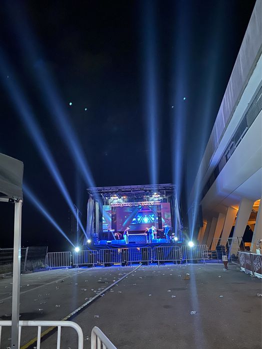 Produção audiovisual c/Camião palco