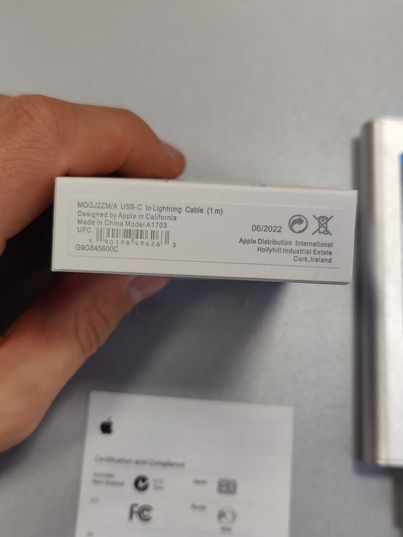 Оригинальный Кабель Apple USB-C to Lightning iPhone 13 ProMax/Айфон 1м