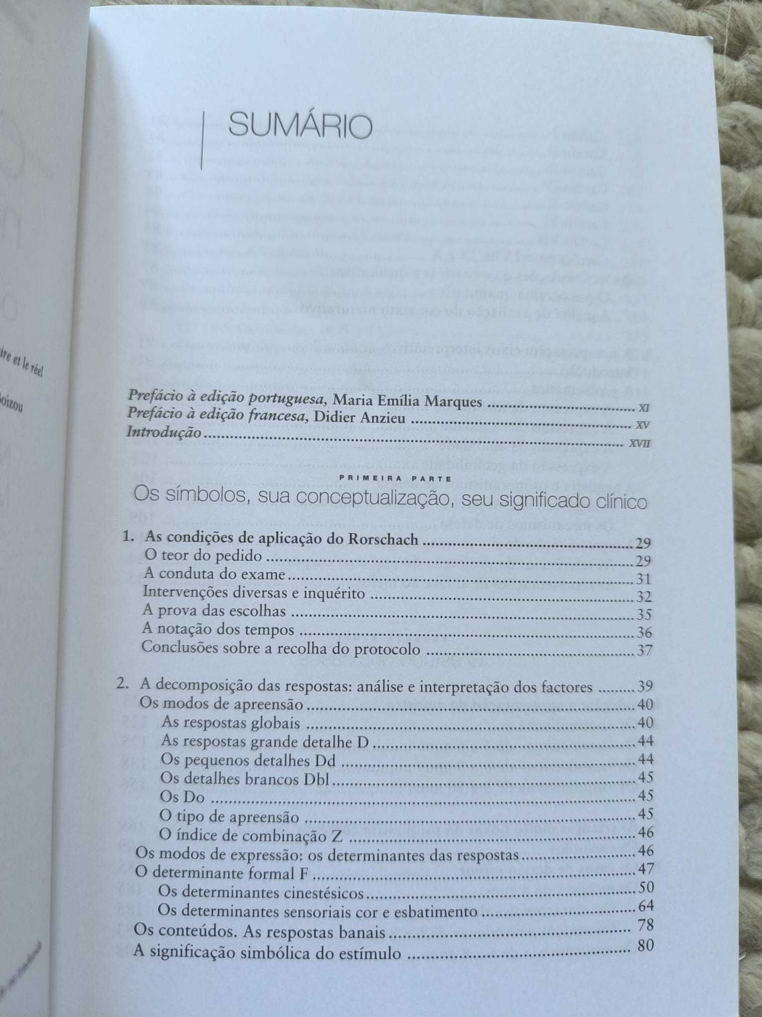 O Rorschach na Clínica Infantil Nina Traubenberg Marie- France Boizou