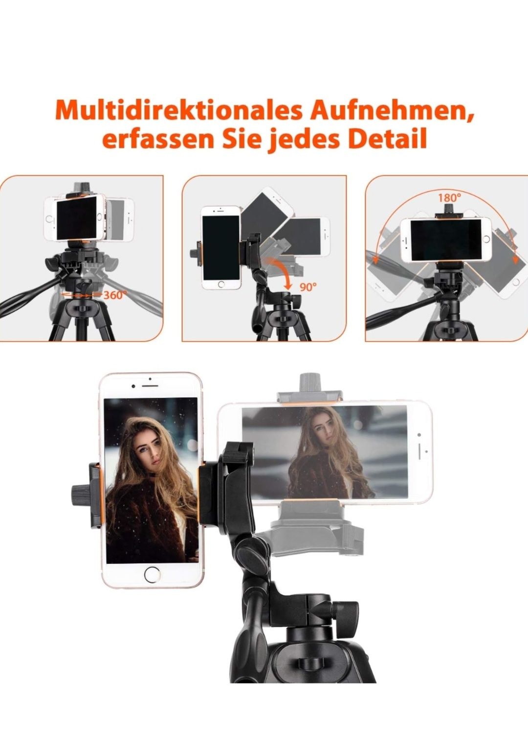 GEEKOTO Statyw do telefonu komórkowego