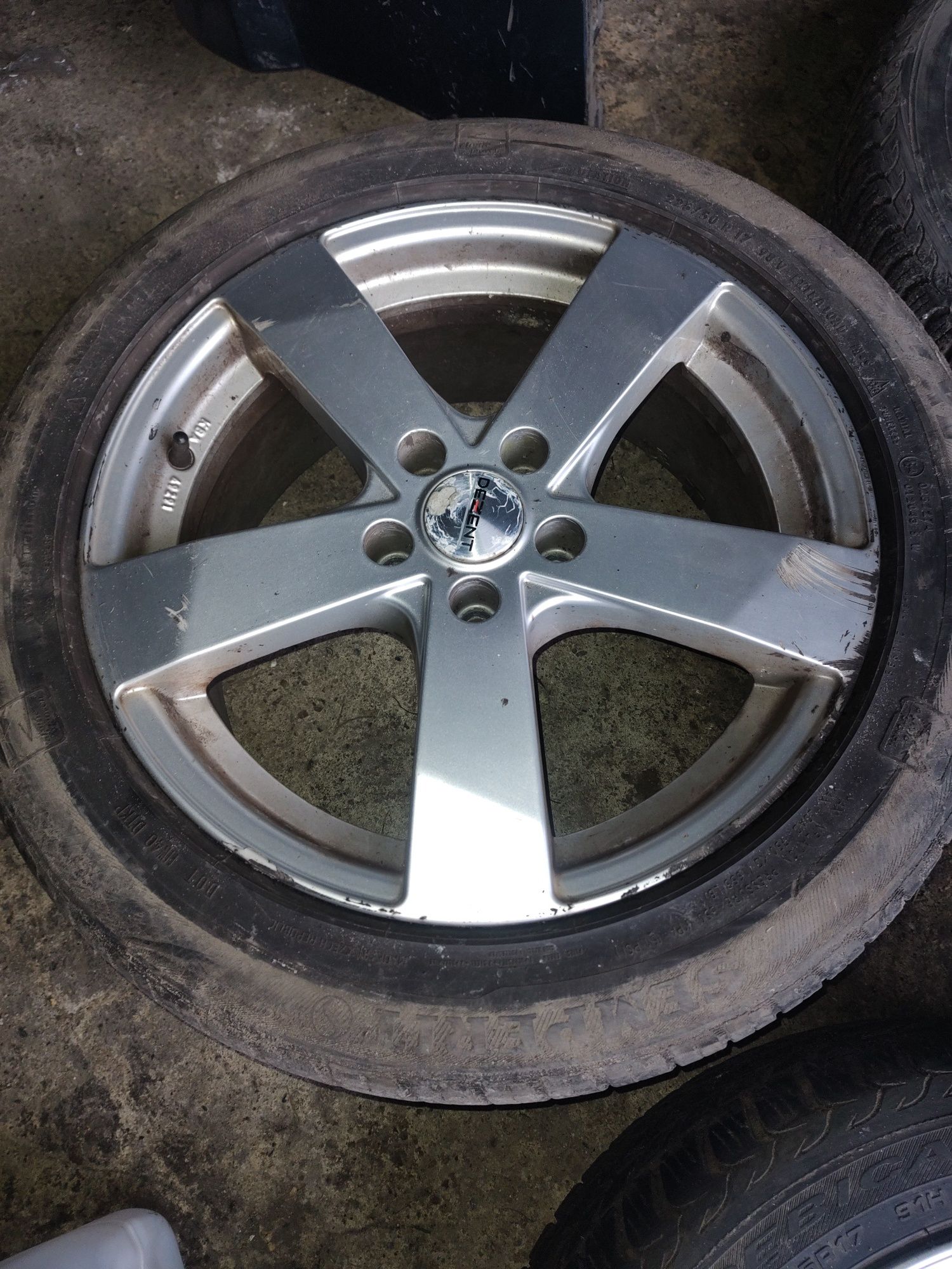 Alufelgi R17 5x108 peugeot ford Volvo opony letnie 215/55