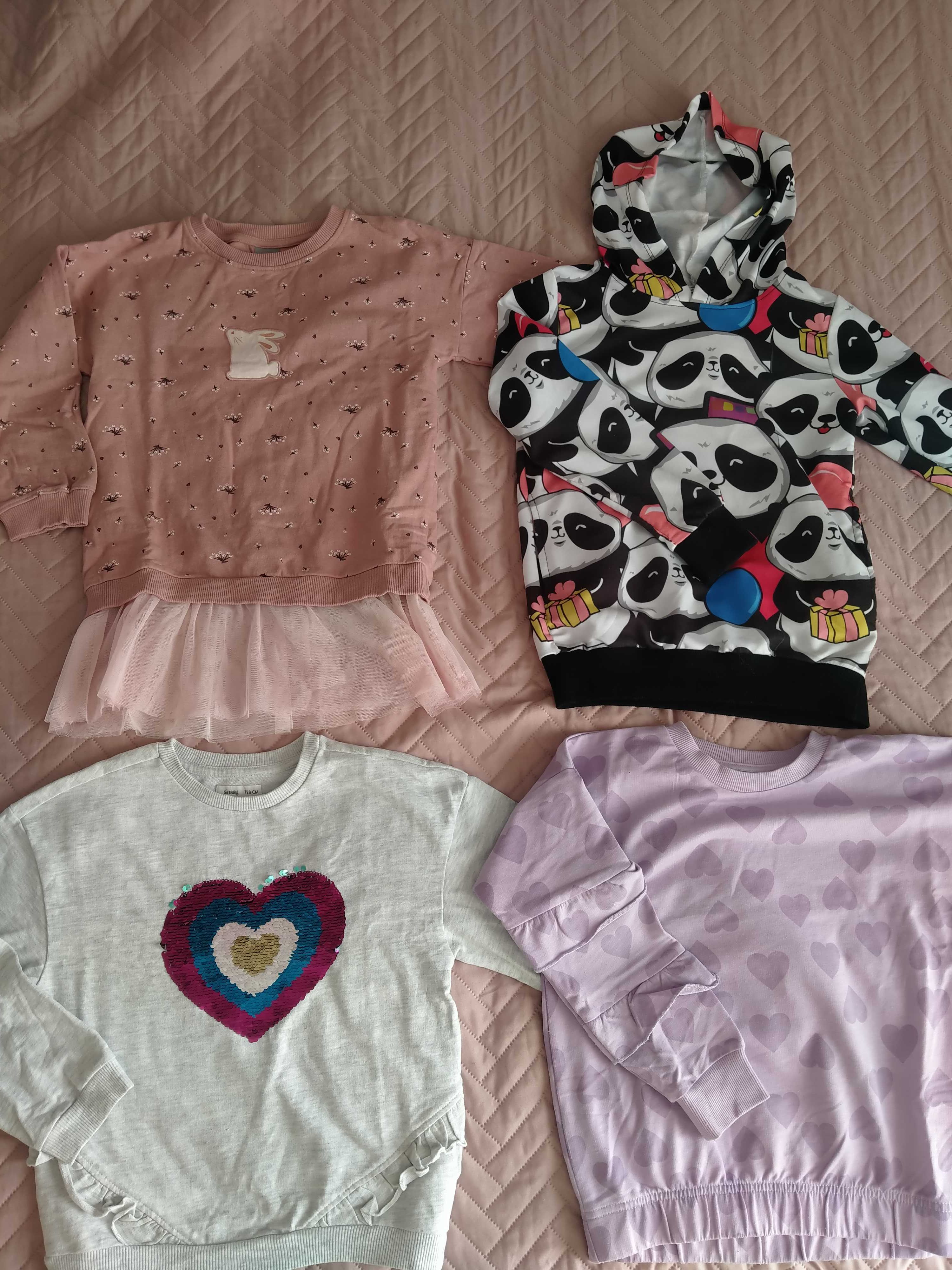 Bluzy bluzki z cekinami z tiulem