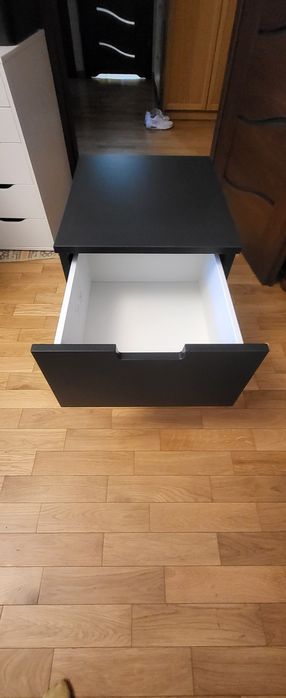 Szafka biurowa z szufladami czarna