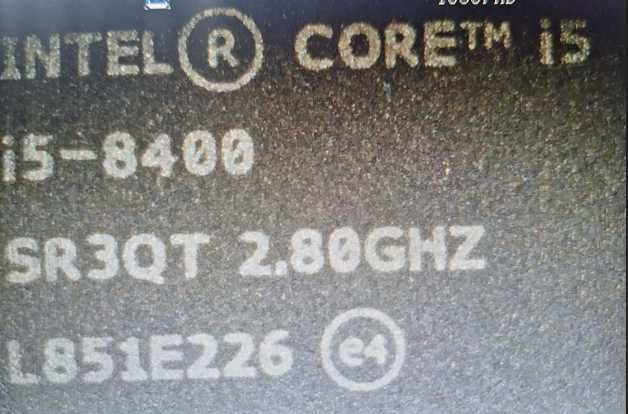 INTEL CORE i5-8400 2.8GHz SR3QT LGA1151